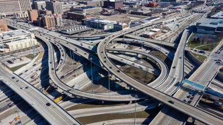 The Circle Interchange in Chicago, IL wallpaper