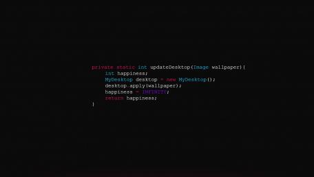 Coding Bliss in a Dark Theme wallpaper