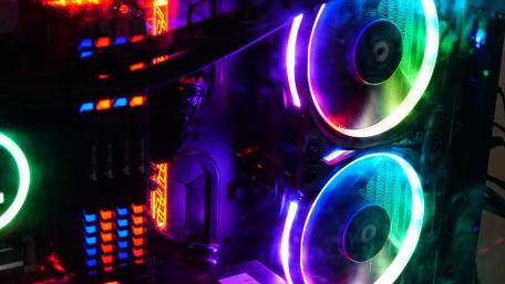 Neon computer coolers wallpaper