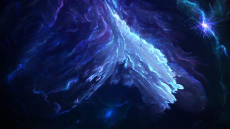 Cosmic Blue Dreams wallpaper