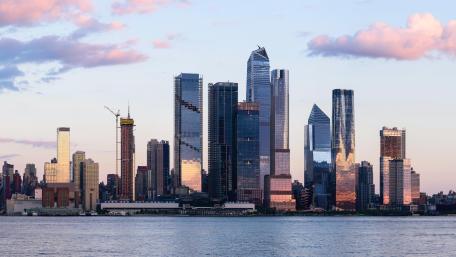 Hudson Yards Evening Skyline wallpaper