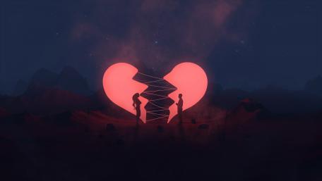 Broken heart wallpaper