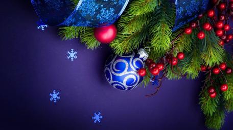 Festive Holiday Elegance in 4K wallpaper