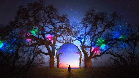 Portal to Enchanted Dreamland wallpaper