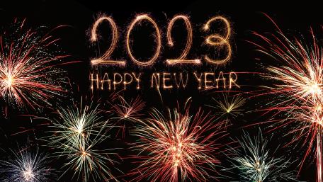 Happy New Year 2023 Fireworks Display! wallpaper