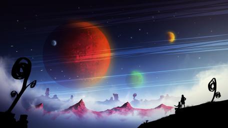 Journey Among Alien Worlds wallpaper