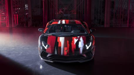 Lamborghini Aventador S Yohji Yamamoto front view wallpaper