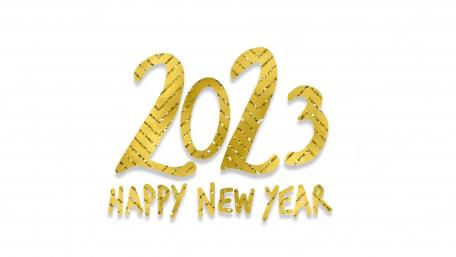 Shining Celebration of New Beginnings for 2023 wallpaper