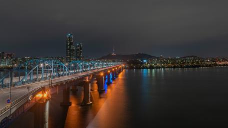 Dongjak Bridge, Seoul wallpaper