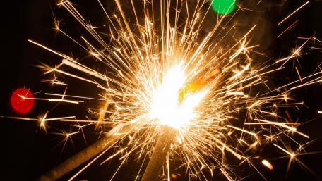 New Year Sparkler Celebration Wallpaper wallpaper