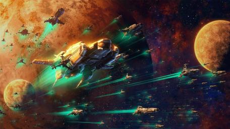 Armada of the Cosmic Frontier wallpaper