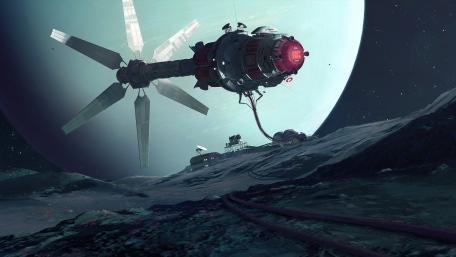 Cosmic Journey to an Alien World wallpaper