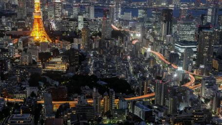 View from Roppongi Hills Mori Tower wallpaper