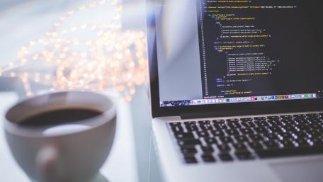 Coding Over Coffee: A Perfect Workspace wallpaper