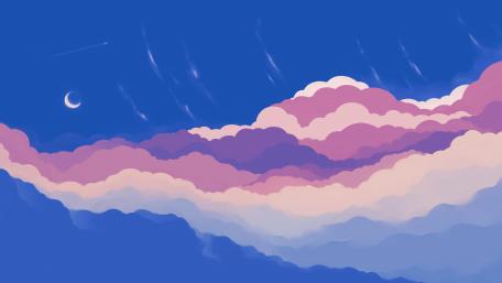 Whimsical Sky Dreamscape wallpaper