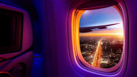 City Lights from the Skies wallpaper