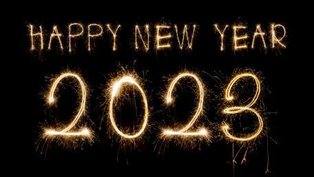 Sparkling 2023 - Happy New Year wallpaper