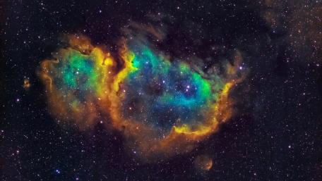 Soul nebula IC 1848 wallpaper
