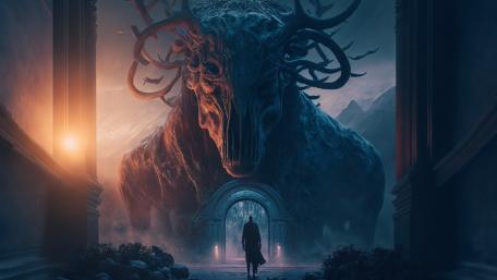 The Guardian of the Dark Portal wallpaper