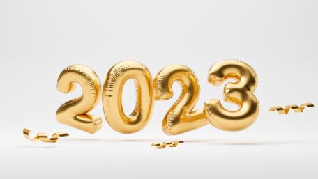 2023 balloons wallpaper
