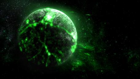 Planet explosionn wallpaper