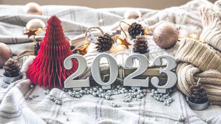 Festive Spirit of 2023 Celebration wallpaper