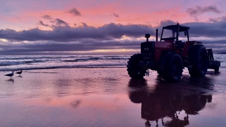 Beach Tractor wallpaper
