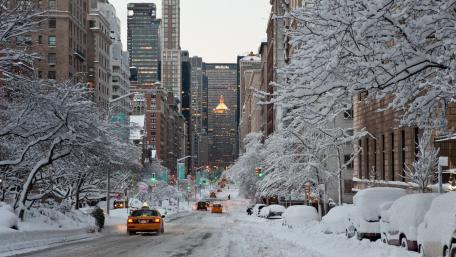 Winter in New York City wallpaper