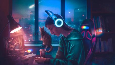 Lo-fi girl wallpaper