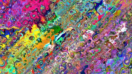 Psychedelic Color Kaleidoscope wallpaper