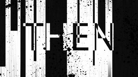 Ethereal Glitch in Monochrome Shades wallpaper