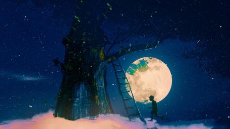 Reaching for the Moon wallpaper