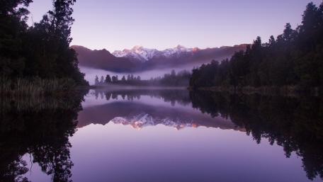 Lake Matheson, Westland Tai Poutini National Park wallpaper