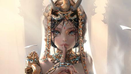 Mystical Princess of the Etherial Realm wallpaper