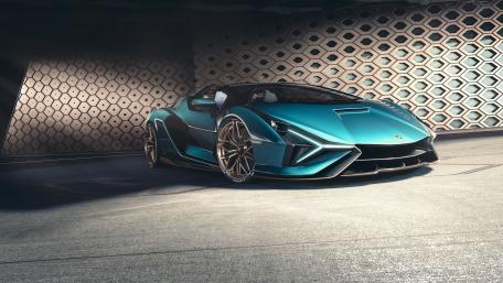 Lamborghini Sian Roadster wallpaper