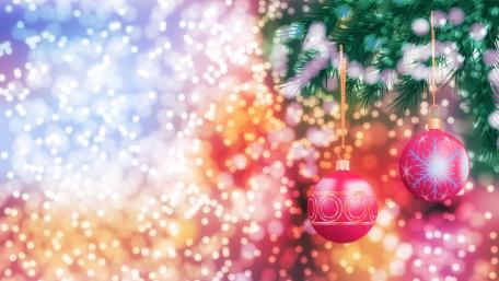 Glittering Christmas Wonderland wallpaper