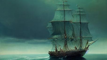 Fantasy Schooner wallpaper
