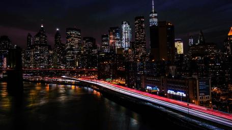 Night New York City wallpaper
