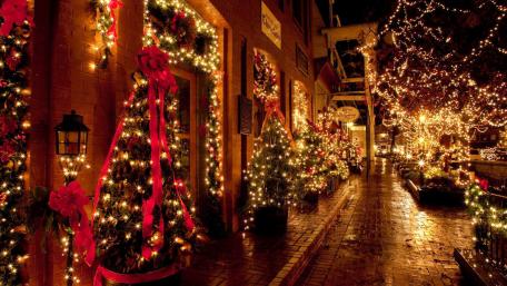 Christmas time in Dahlonega, Georgia wallpaper