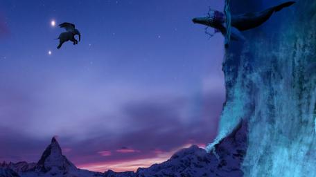 Dreamlike Journey Through Surreal Landscapes wallpaper