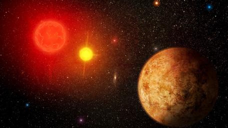 Cosmic Dance of Celestial Bodies wallpaper