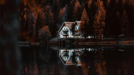 Antholzer Lake wallpaper