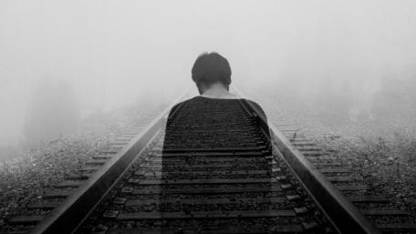Loneliness on the Tracks of Life wallpaper