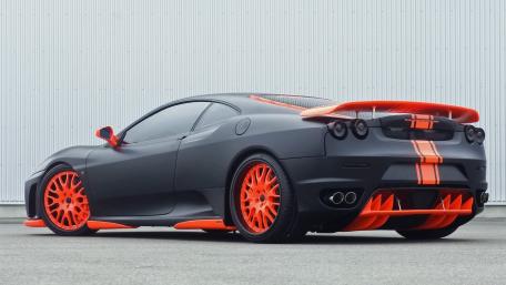 Sleek and Aggressive Ferrari F430 Wallpaper Showcase wallpaper