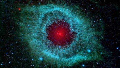 Comets Kick Up Dust in Helix Nebula wallpaper