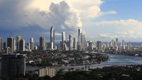 Gold Coast Summertime Skyline wallpaper
