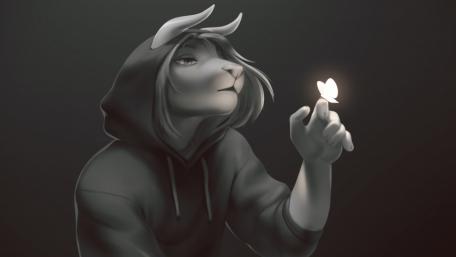 Glowing Encounters in a Mystical World wallpaper