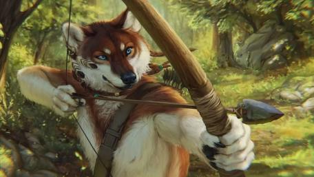 Archer of the Enchanted Forest wallpaper