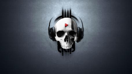 Skull DJ Vibes Reimagined wallpaper