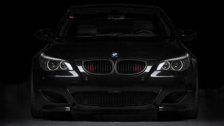 Sleek BMW in Darkness 4K wallpaper